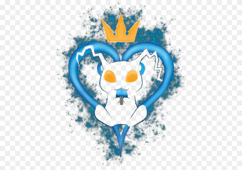 Kingdom Hearts Crown By Maya Zentaza Illustration, Logo, Animal, Bird Png Image