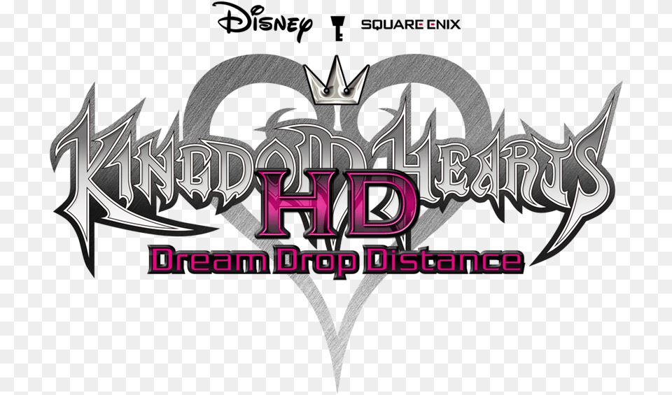 Kingdom Hearts Dream Drop Distance Hd Logo Kingdom Hearts Dream Drop Distance Logo, Weapon, Symbol Png