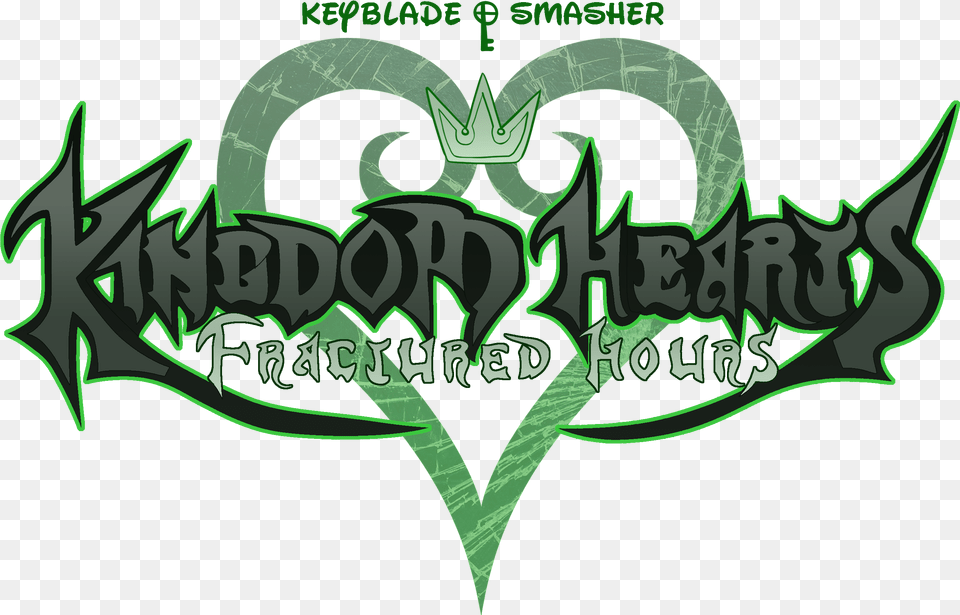 Kingdom Hearts Fractured Hours Wip Insider Kingdom Hearts Unchained X Logo, Green, Dynamite, Weapon, Symbol Png Image