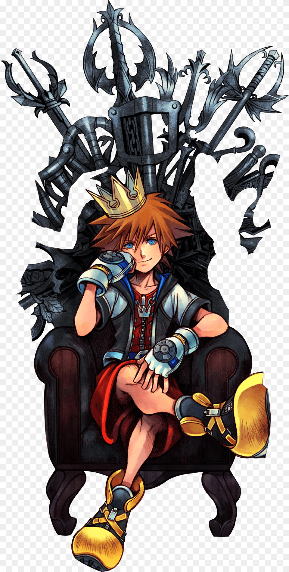 Kingdom Hearts Hd 1 Sora Kingdom Hearts King Free Png Download