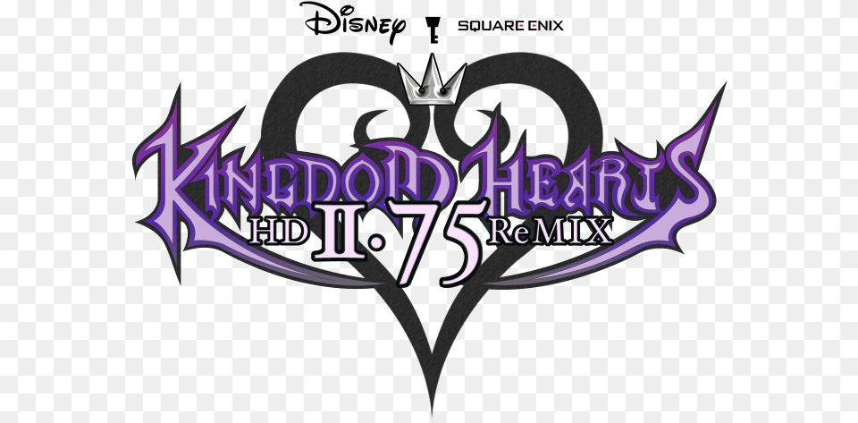 Kingdom Hearts Hd 275 Remix Logo Kingdom Hearts 358 2 Days, Purple, Dynamite, Weapon Free Transparent Png