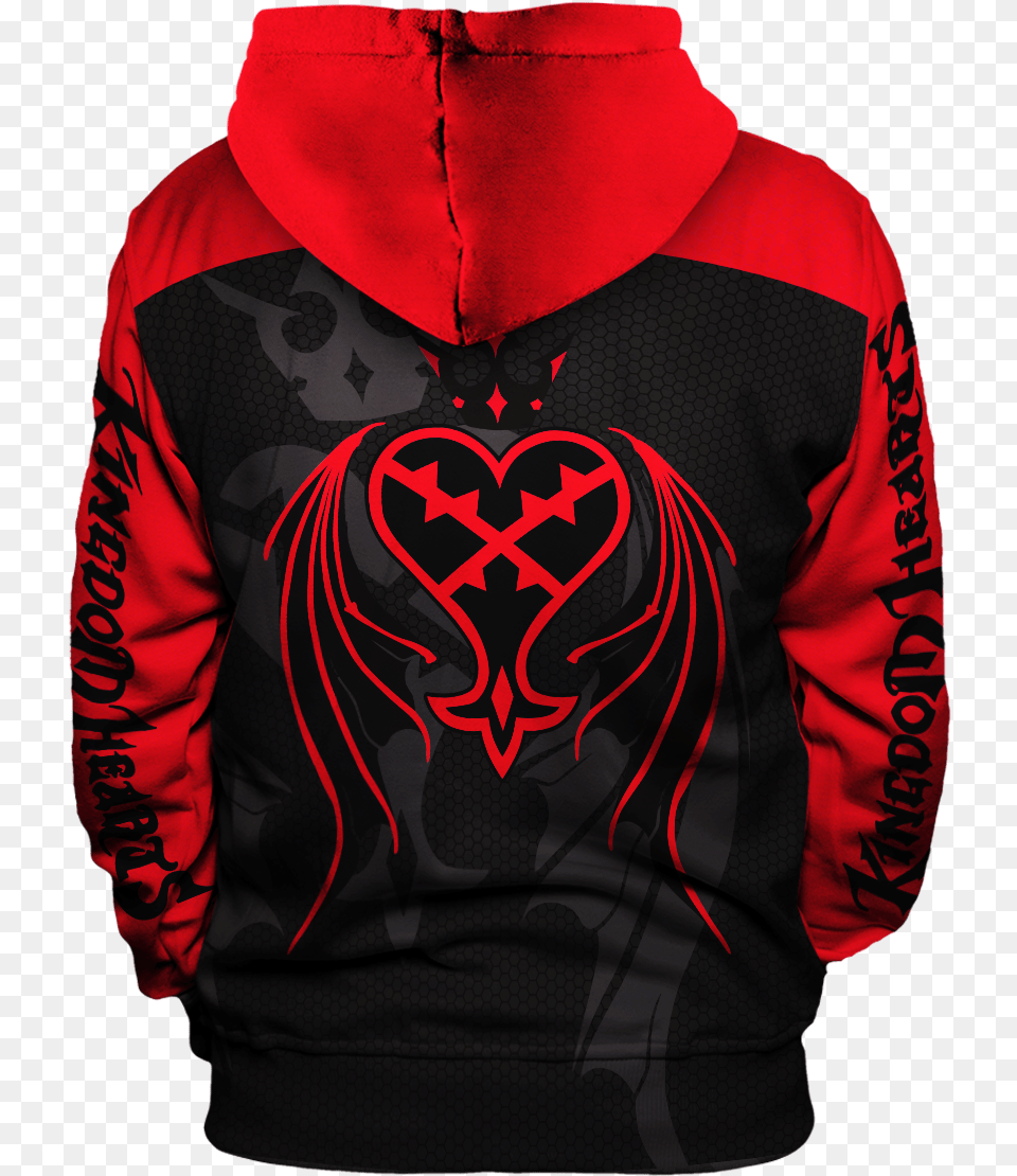 Kingdom Hearts Heartless, Clothing, Hood, Hoodie, Knitwear Png Image