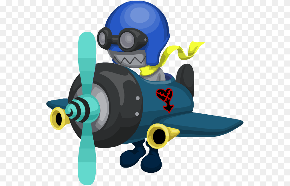 Kingdom Hearts Heartless Aeroplane Download Cartoon, Machine, Propeller, Baby, Person Free Png