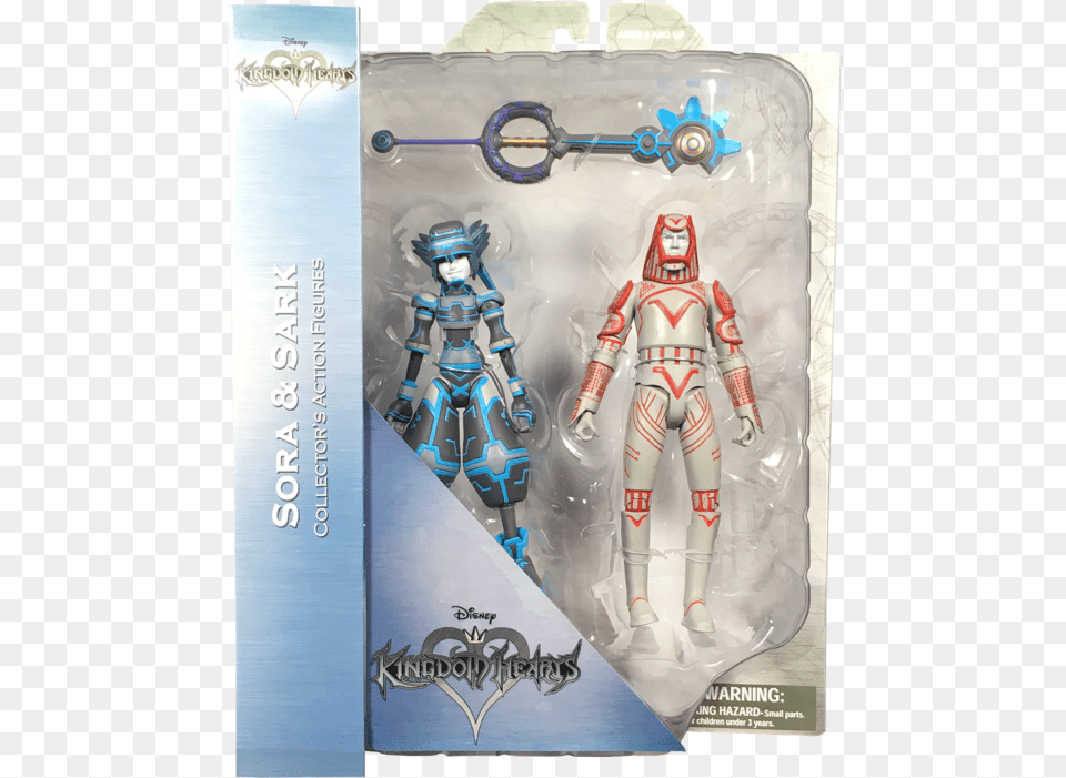 Kingdom Hearts Ii Space Paranoids Sora U0026 Sark 110th Scale Action Figure 2pack Fictional Character, Adult, Female, Person, Woman Free Png Download