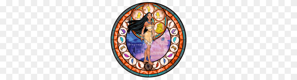 Kingdom Hearts Iii Clipart, Art, Stained Glass Png