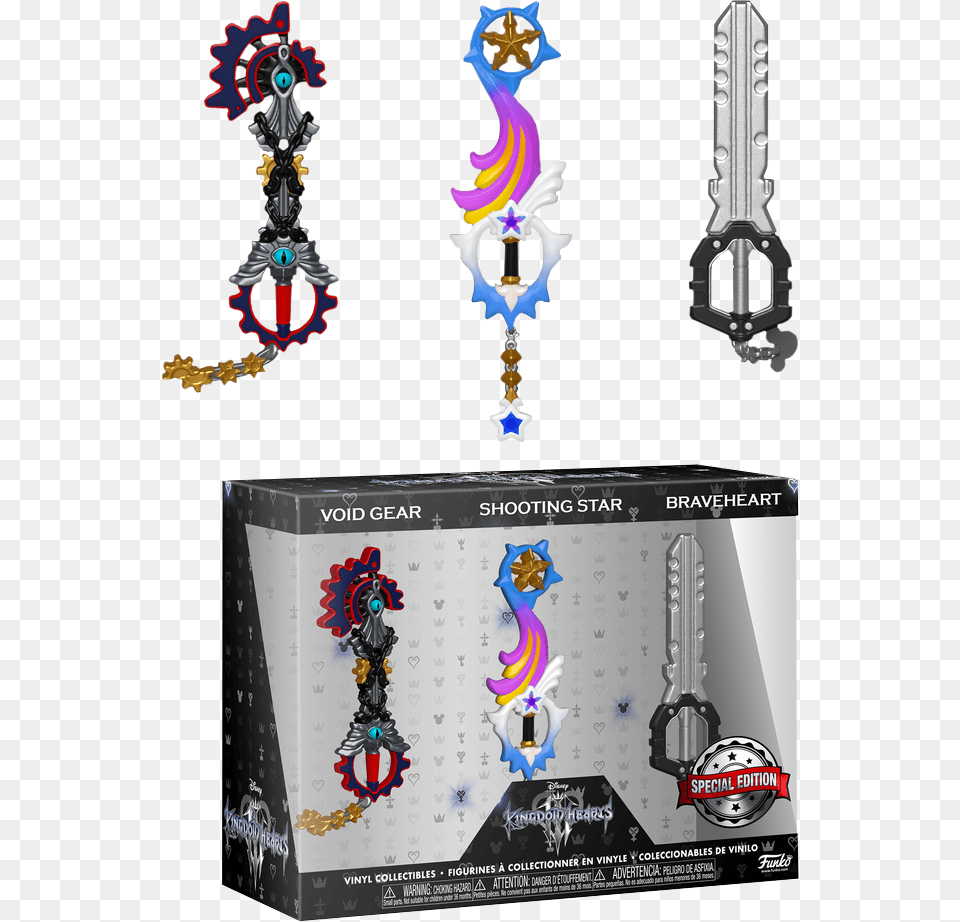 Kingdom Hearts Iii Kingdom Hearts 3 Funko Mystery Box, Sword, Weapon, Blade, Dagger Png