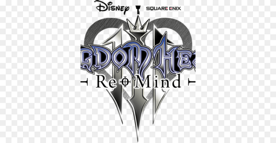 Kingdom Hearts Iii Re Mind Kingdom Hearts Iii Re Mind Ps4, Logo, Weapon, Cross, Symbol Free Png