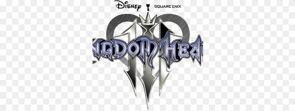 Kingdom Hearts Iii Wiki Fandom Kingdom Hearts 3 Logo, Weapon, Cross, Symbol Png Image