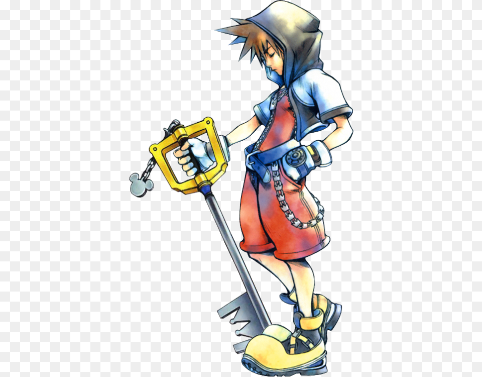 Kingdom Hearts Kh Sora Resource Render Story Time I Kingdom Hearts Sora Render, Cleaning, Person, Clothing, Costume Free Png