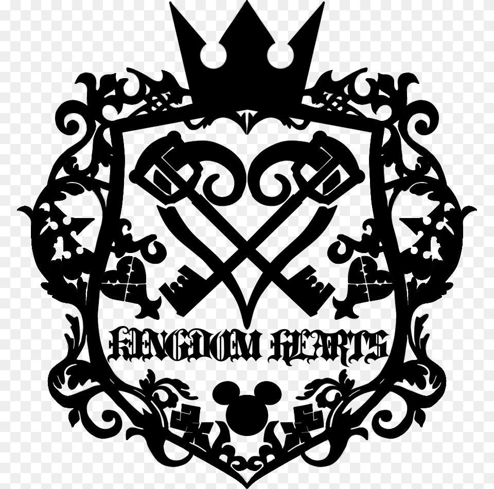 Kingdom Hearts Logo, Text Png