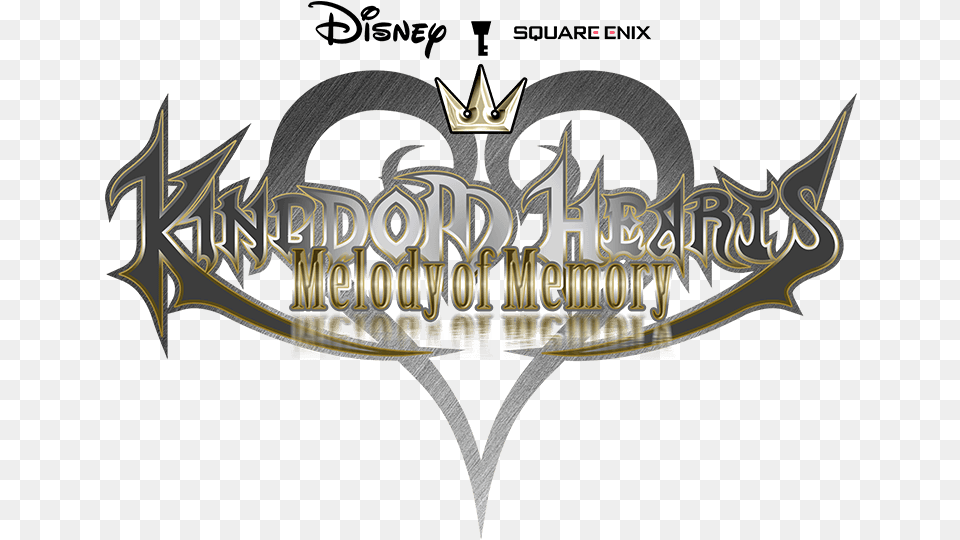 Kingdom Hearts Melody Of Memory Kh Melody Of Memory Logo, Accessories, Weapon, Symbol Free Png Download