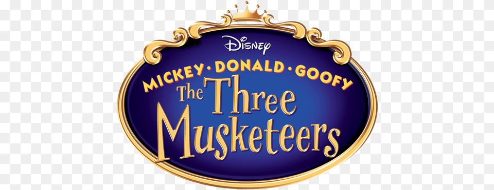 Kingdom Hearts Mickey Donald Goofy The Three, Text, Badge, Logo, Symbol Png