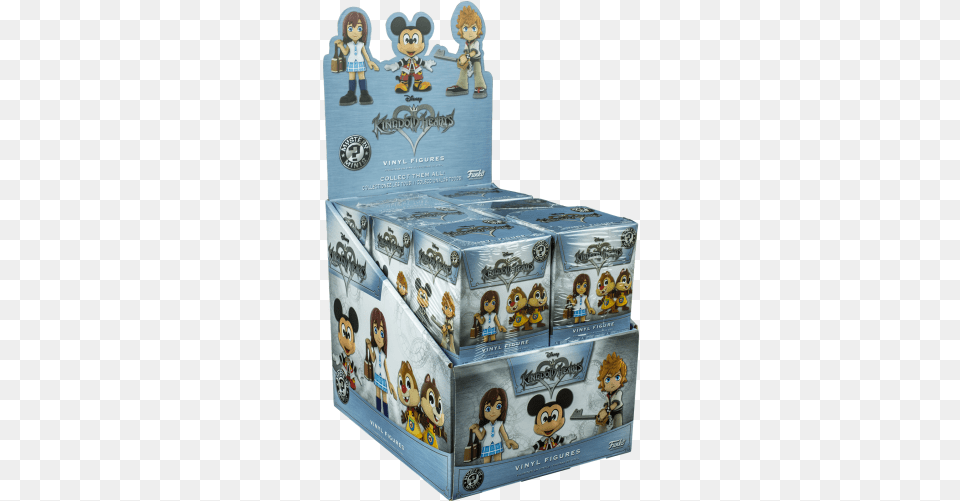 Kingdom Hearts Mystery Minis Tru Blind Box Box, Child, Female, Girl, Person Png Image