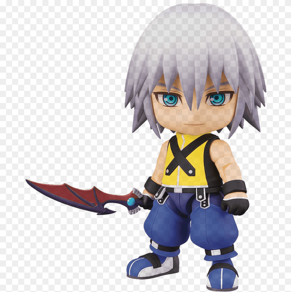 Kingdom Hearts Nendoroid Good Smile Company Nendoroid Riku, Book, Comics, Publication, Baby Png Image