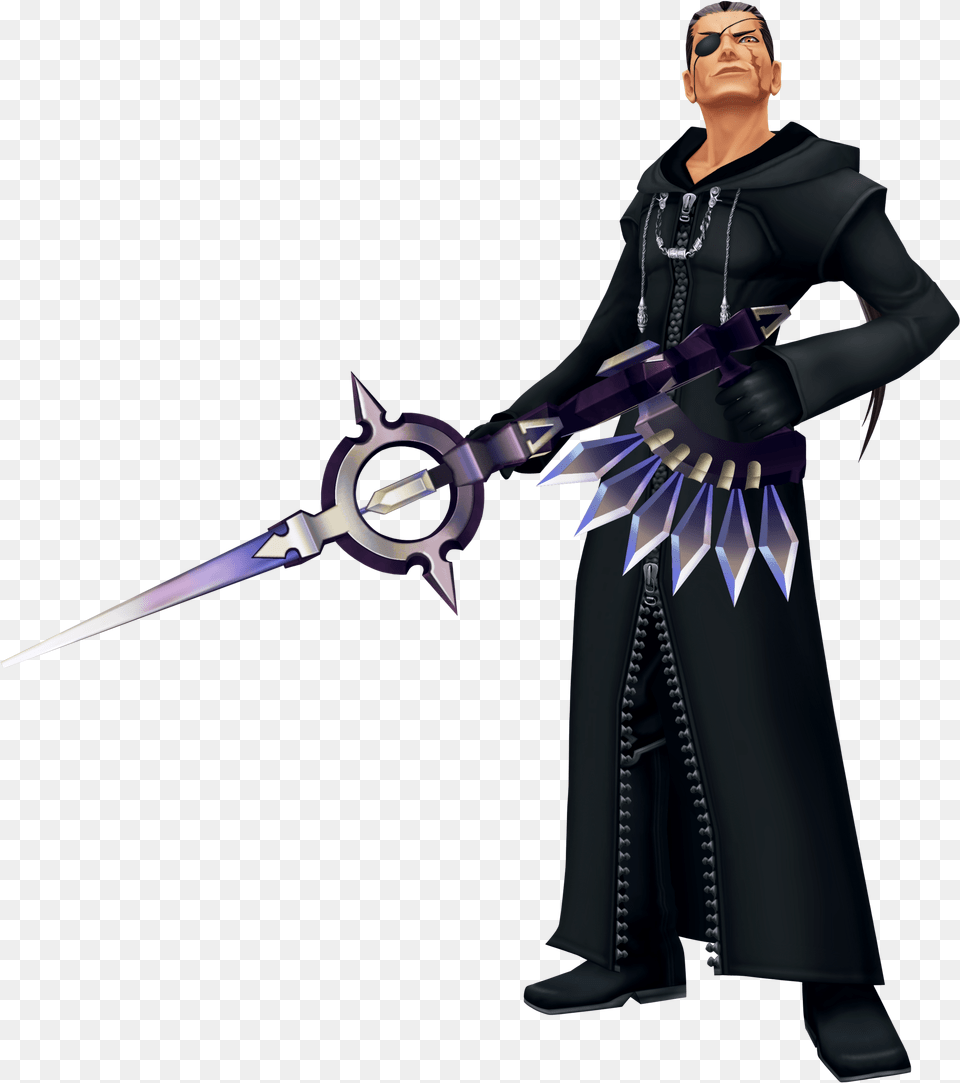 Kingdom Hearts Organisation 13 Xigbar, Adult, Female, Person, Sword Free Png Download