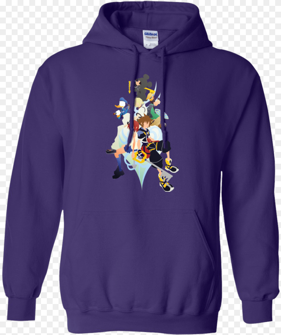 Kingdom Hearts Pullover Hoodie Logo, Clothing, Knitwear, Sweater, Sweatshirt Free Transparent Png