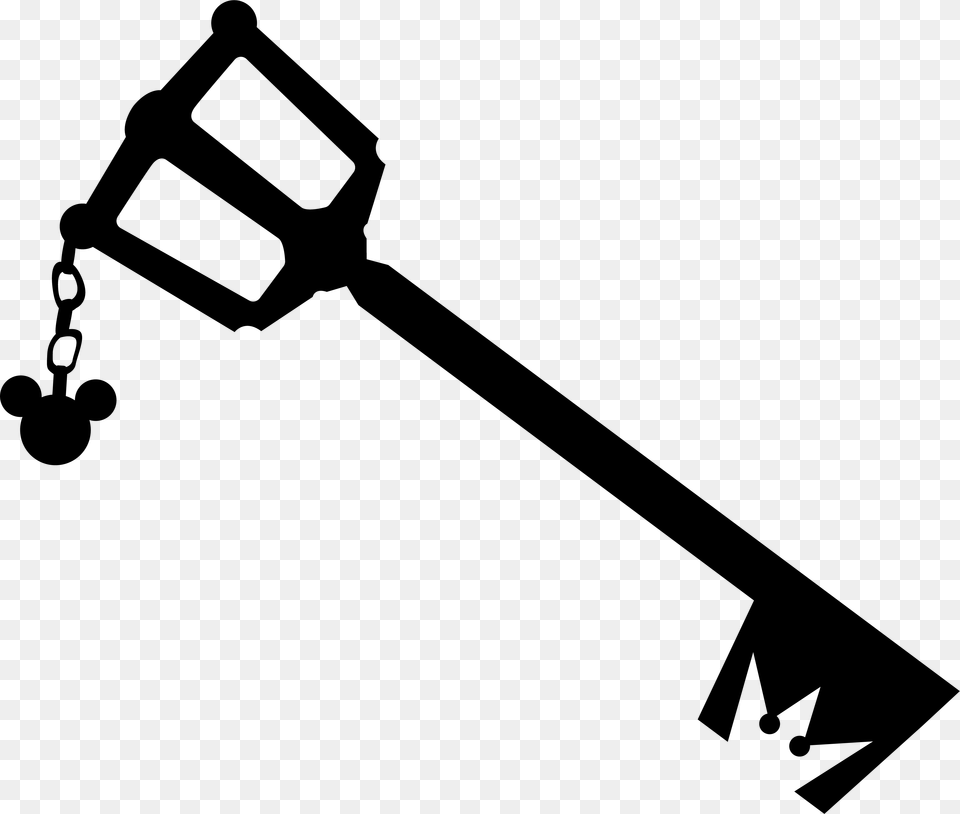 Kingdom Hearts Silhouette At Getdrawings Kingdom Hearts Keyblade, Key Free Png Download