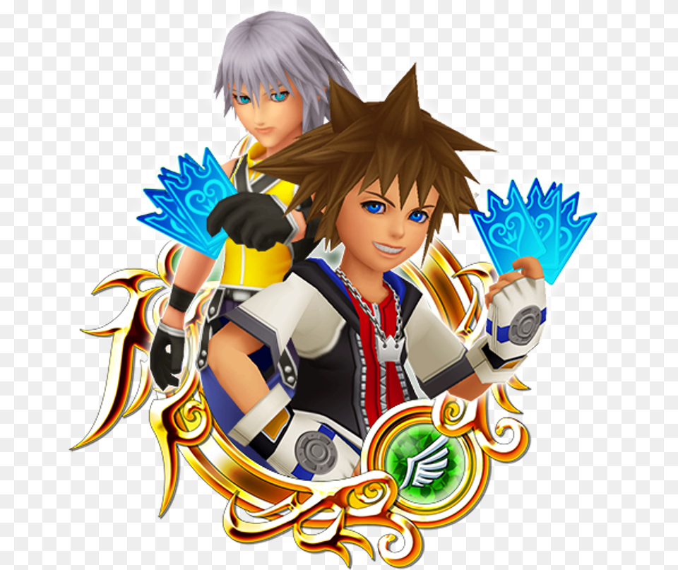 Kingdom Hearts Sora And Riku Kingdom Hearts Sora And Riku, Book, Clothing, Comics, Costume Png