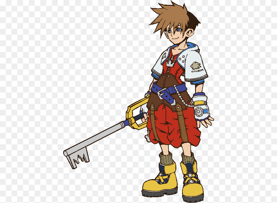 Kingdom Hearts Sora Images Concept Art Kingdom Hearts, Book, Publication, Comics, Baby Free Png