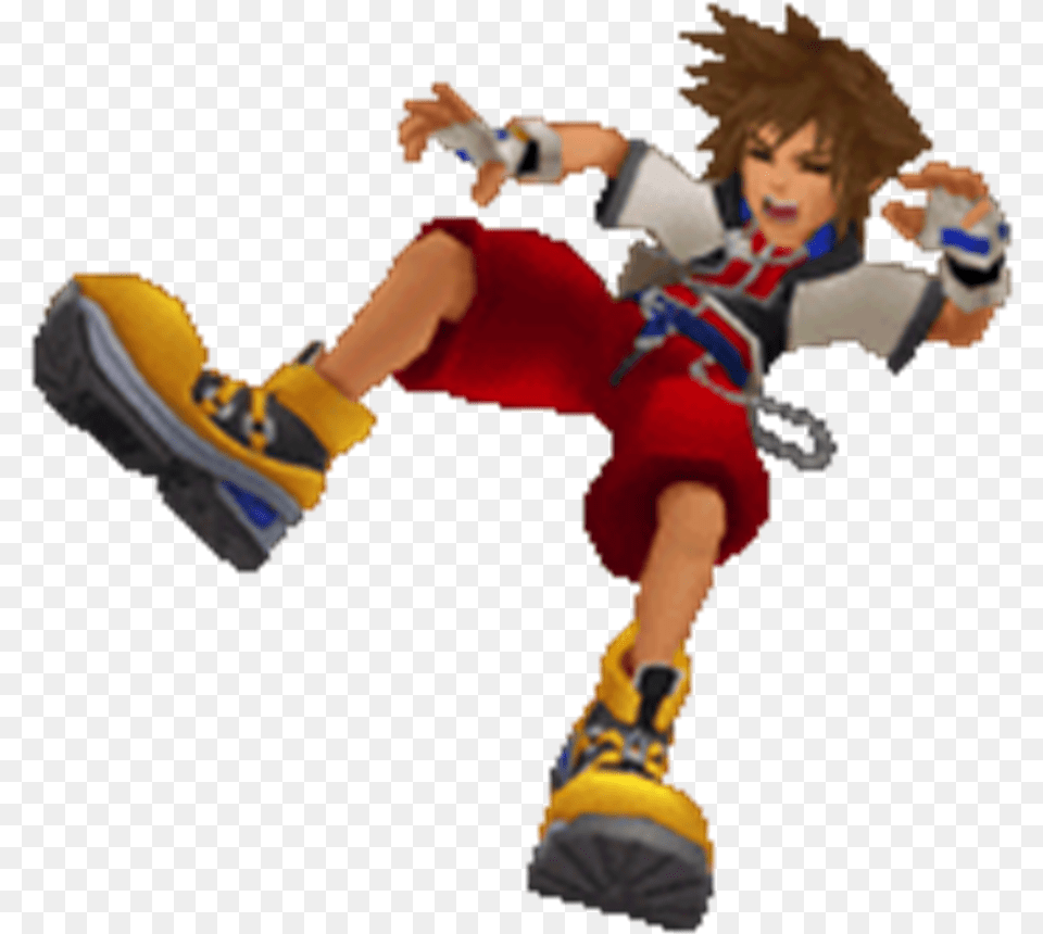 Kingdom Hearts Sora Kingdom Hearts Sprite Gif Sora Kingdom Hearts Sprites, Shoe, Clothing, Footwear, Sneaker Free Png Download