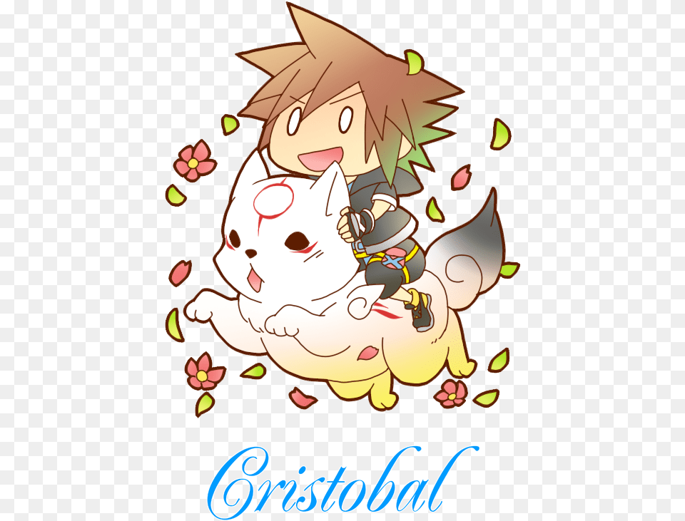 Kingdom Hearts Sora Okami Kingdom Hearts, Book, Comics, Publication, Face Png Image