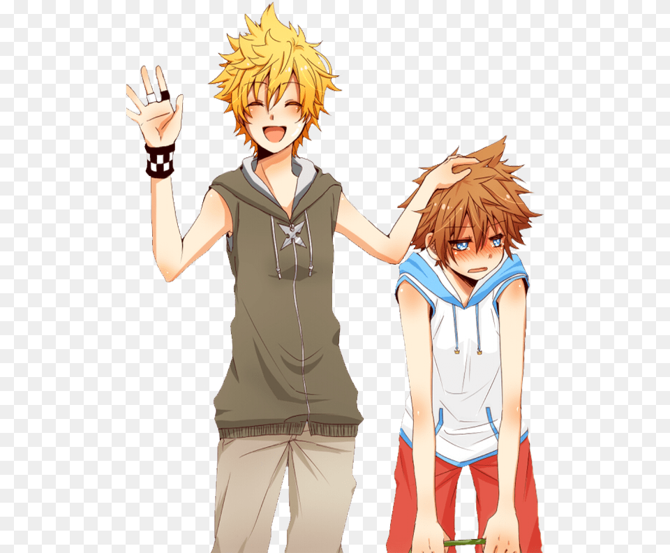 Kingdom Hearts Sora X Roxas Gay, Publication, Book, Comics, Adult Free Png Download