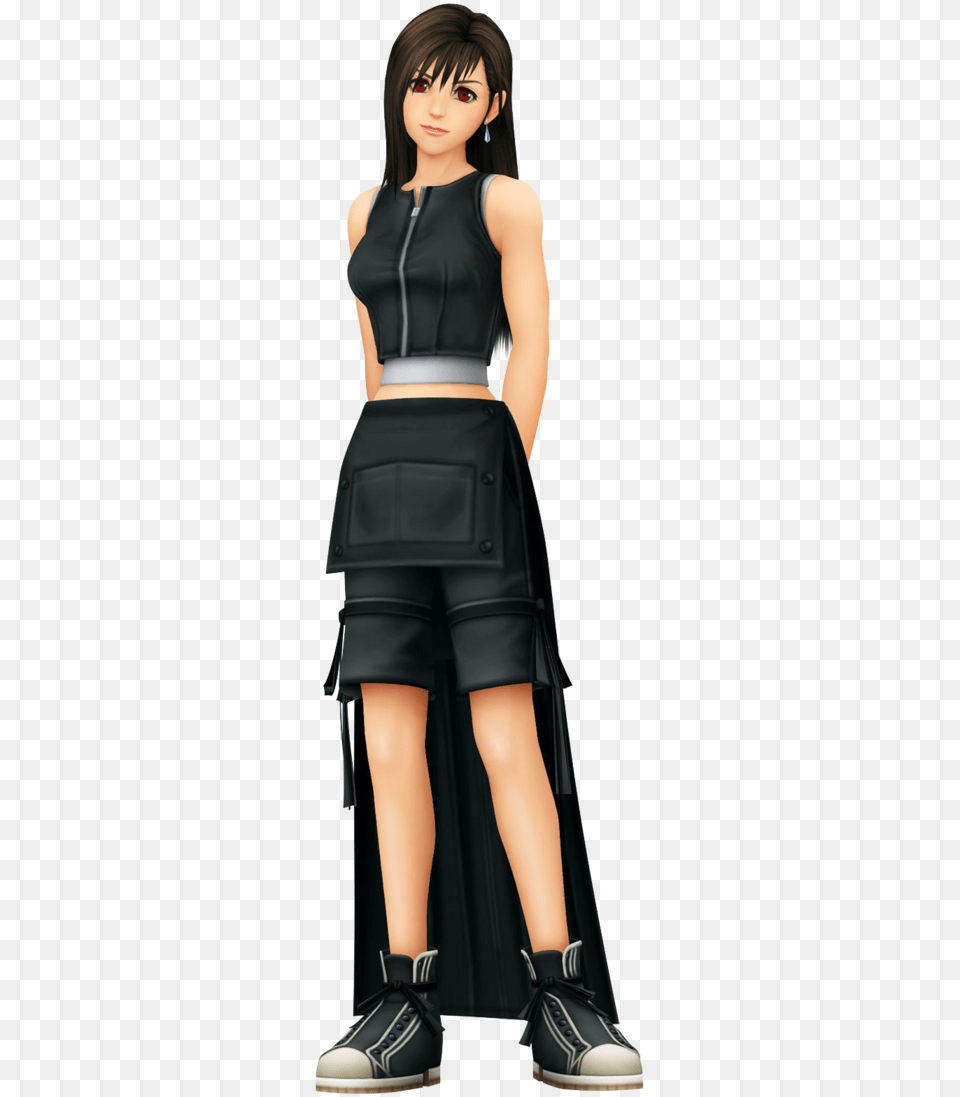 Kingdom Hearts Tifa And Cloud, Skirt, Clothing, Dress, Shoe Free Png Download