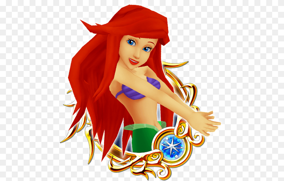 Kingdom Hearts Transparent Image Ariel In Kingdom Hearts, Adult, Female, Person, Woman Png