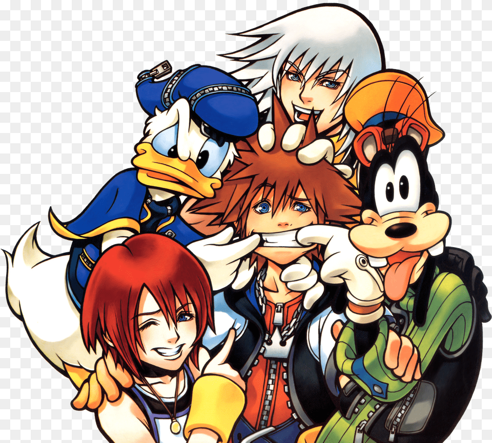 Kingdom Hearts Transparent Kingdom Hearts Official Art, Book, Comics, Publication, Baby Png
