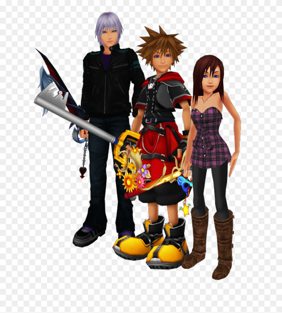 Kingdom Hearts Trios Images Sora Riku Kingdom Hearts Sora And Friends, Book, Publication, Comics, Boy Png