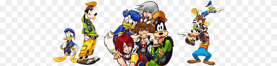 Kingdom Hearts Ultimania Gallery Kingdom Hearts Chain Of Memories Pooh Card, Book, Comics, Publication, Person Free Png