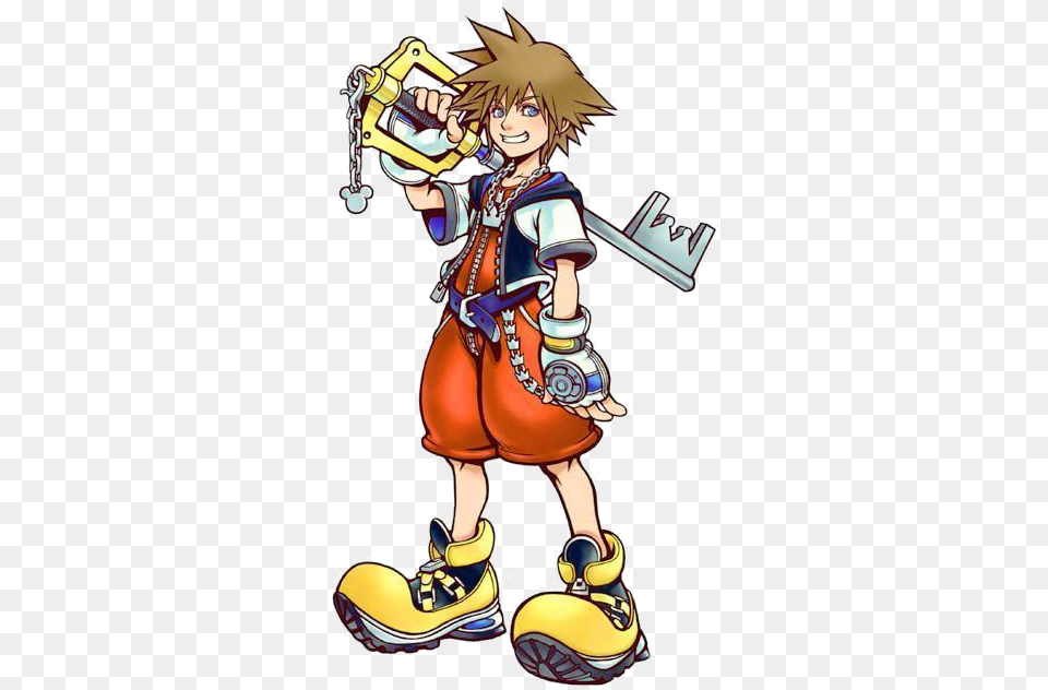 Kingdom Heartsitem Synthesis Strategywiki The Video Kingdom Hearts 1 Sora Cosplay Costume, Book, Comics, Publication, Person Free Transparent Png