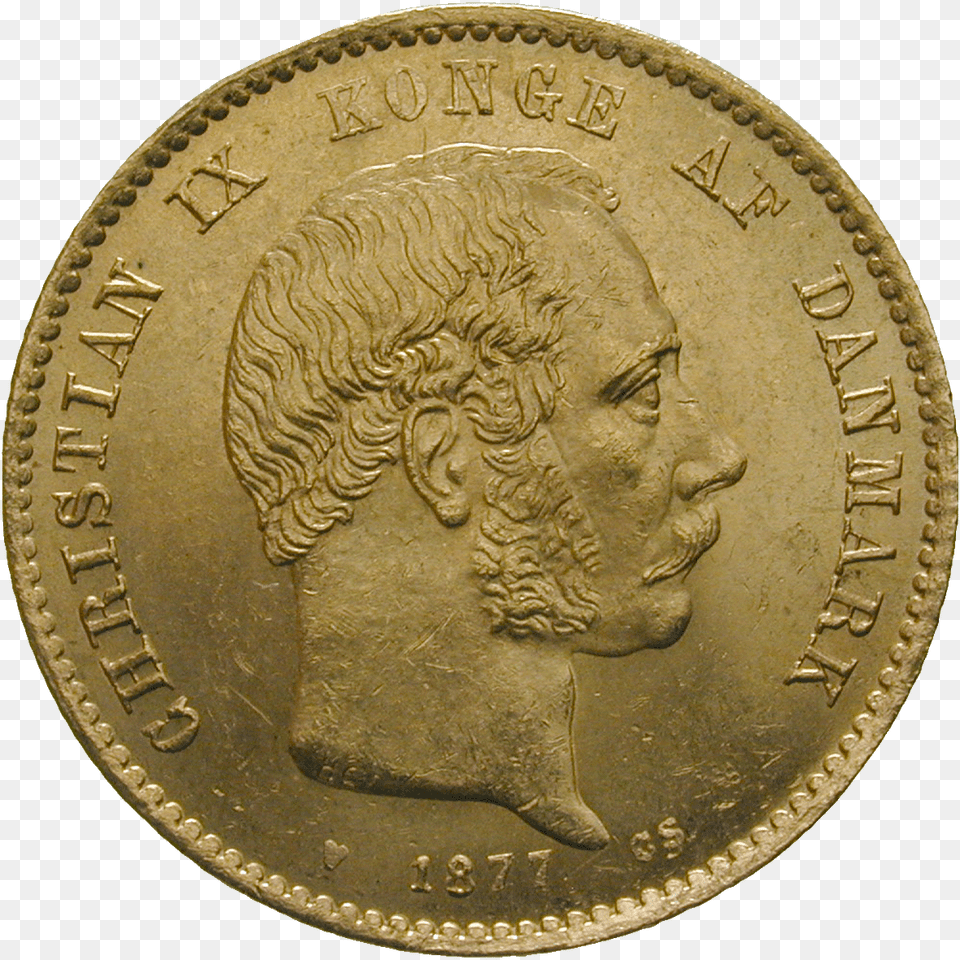 Kingdom Of Denmark Christian Ix 20 Kroner Italy 200 Lire, Baby, Coin, Money, Person Png Image