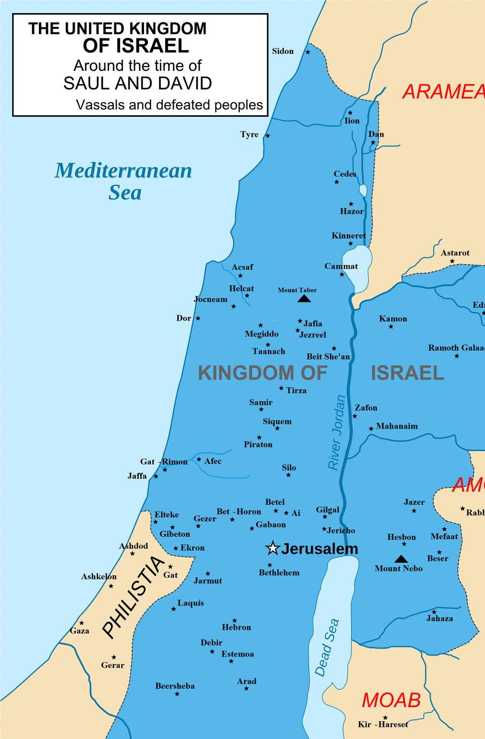 Kingdom Of Israel 1020 Map, Chart, Plot, Atlas, Diagram Png