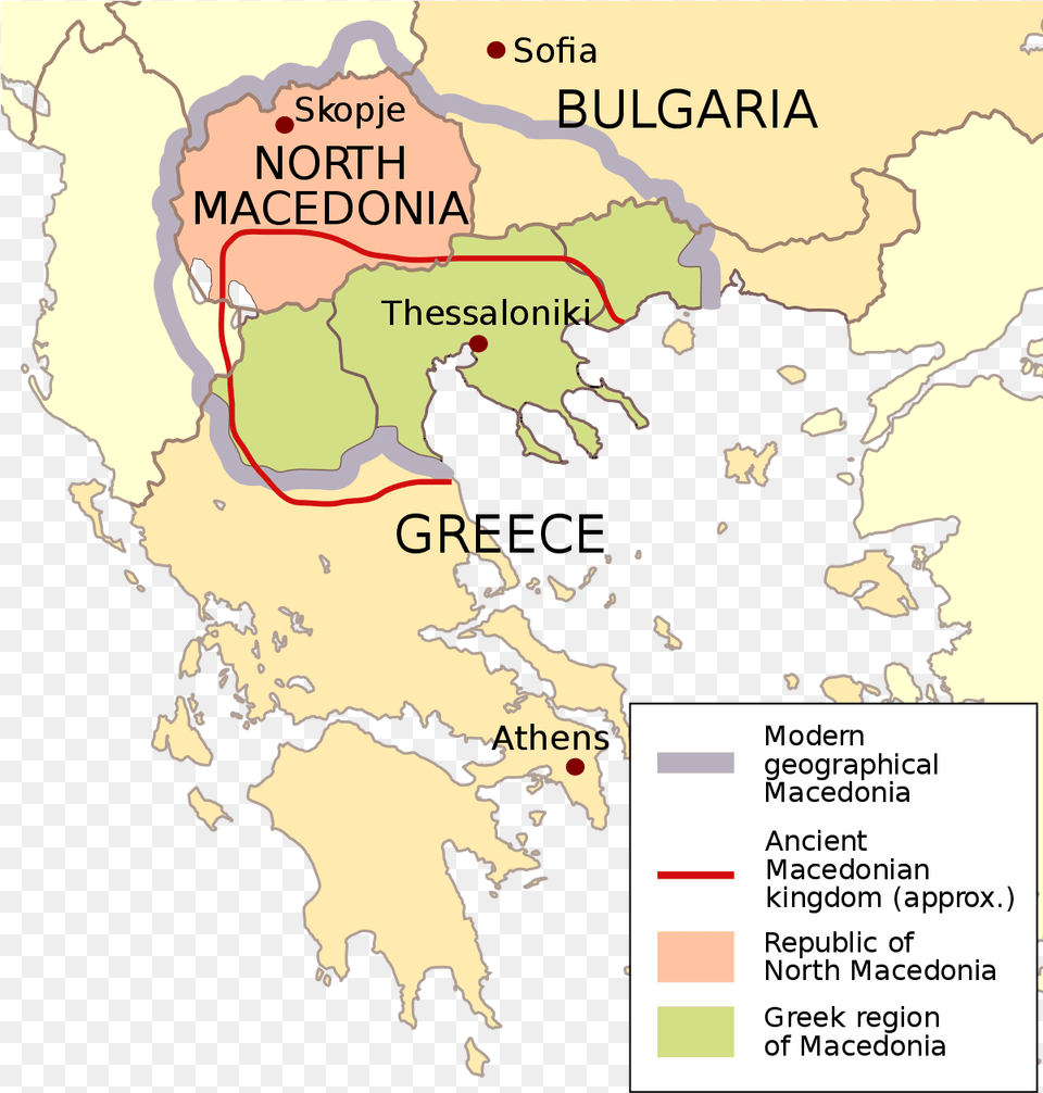 Kingdom Of Macedonia Map, Chart, Plot, Atlas, Diagram Png Image