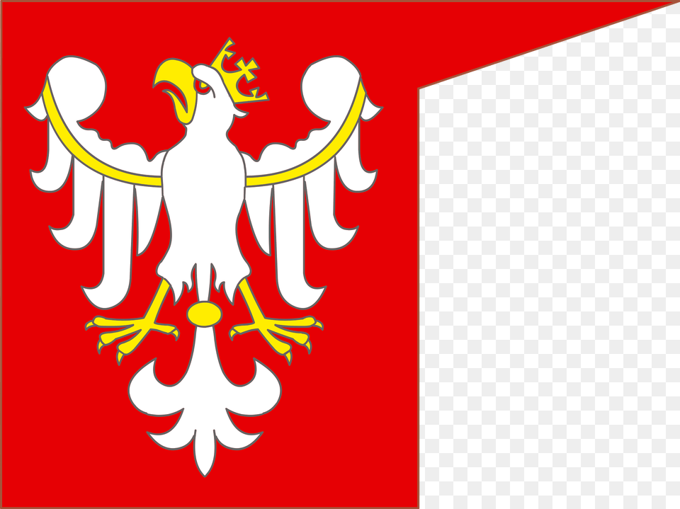 Kingdom Of Poland Flag Clipart, Emblem, Symbol Png