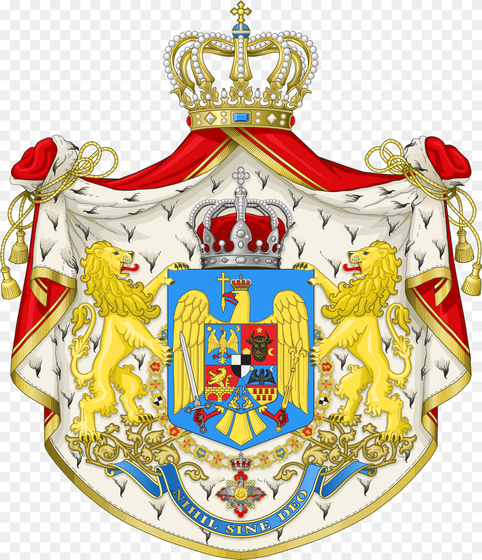 Kingdom Of Romania Flag, Emblem, Symbol Png Image