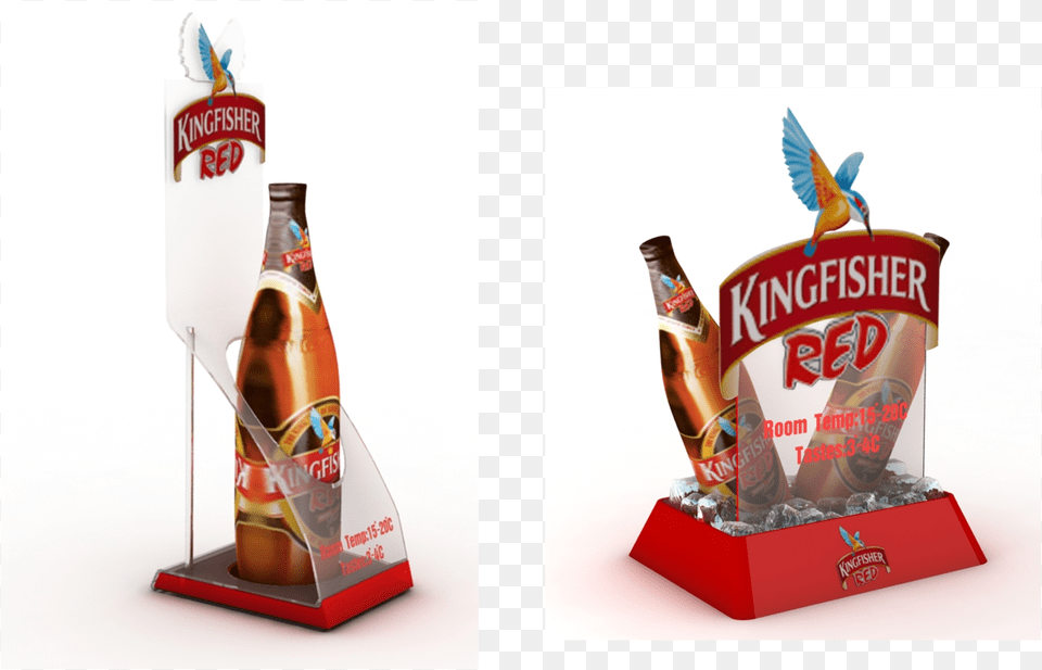 Kingfisher Beer, Alcohol, Beer Bottle, Beverage, Bottle Png Image