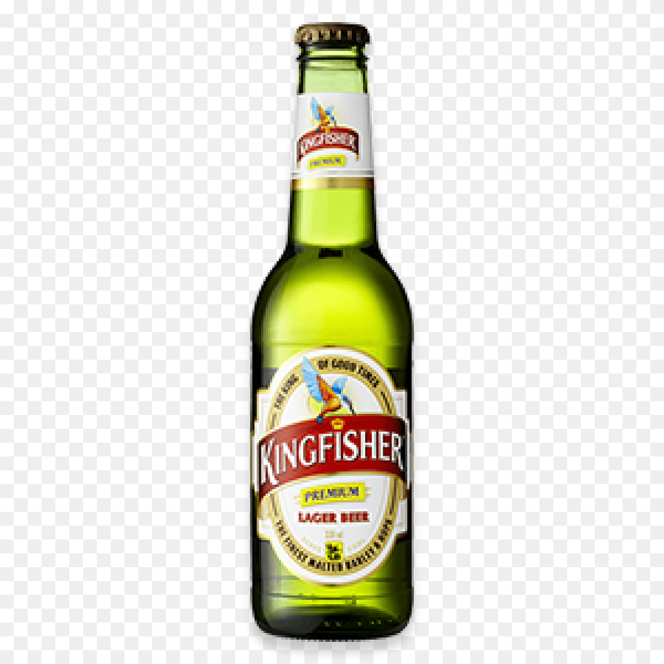 Kingfisher Beer Bottle, Alcohol, Beer Bottle, Beverage, Lager Free Png