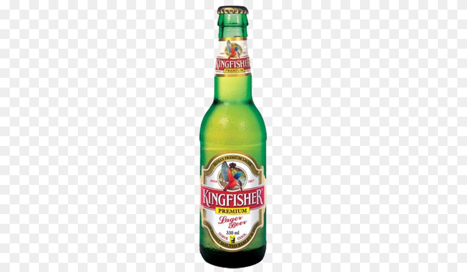 Kingfisher Beer Bottle Image, Alcohol, Beer Bottle, Beverage, Lager Png