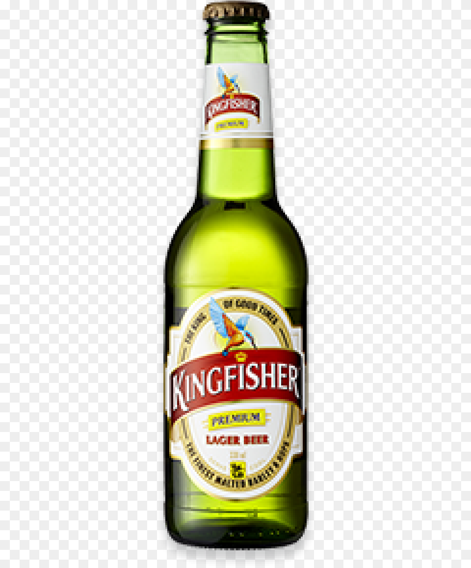 Kingfisher Beer Small Bottle, Alcohol, Beer Bottle, Beverage, Lager Free Png Download