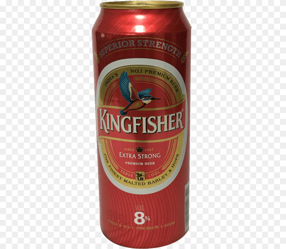 Kingfisher Extra Strong Beer 50cl Cans Kingfisher Beer, Alcohol, Beverage, Lager, Tin Png Image