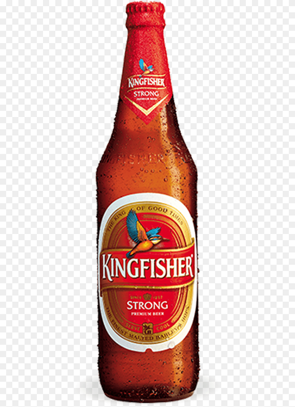 Kingfisher Lager Strong 65 Cl India Kingfisher Strong Beer, Alcohol, Beer Bottle, Beverage, Bottle Free Transparent Png