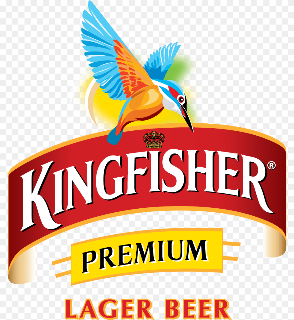 Kingfisher Logo Kingfisher Premium Beer Logo, Advertisement, Poster, Animal, Beak Png Image