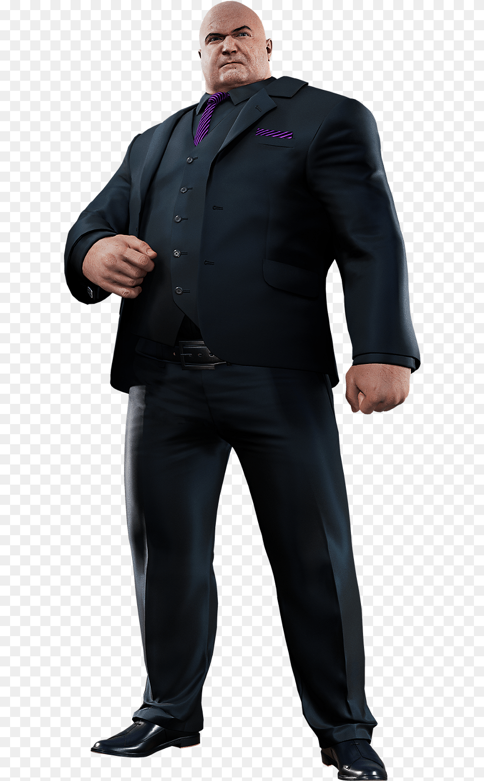 Kingpin From Msm Render, Suit, Person, Hand, Formal Wear Free Png