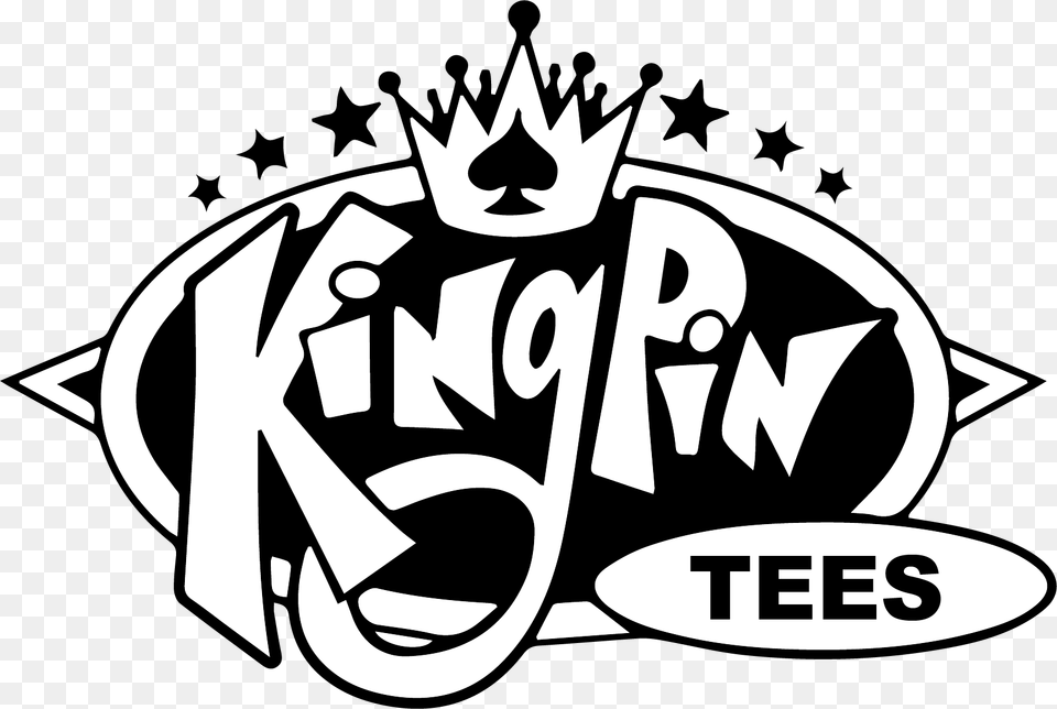 Kingpin Tattoo Supply Logo Kingpin Tattoo Supply, Stencil, Bulldozer, Machine Free Png Download
