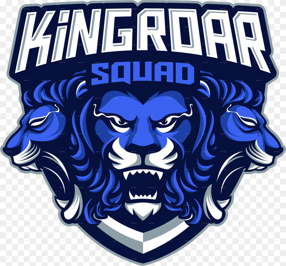 Kingroar Mascot Logo Eastern College Athletic Conference, Emblem, Symbol, Face, Head Free Png