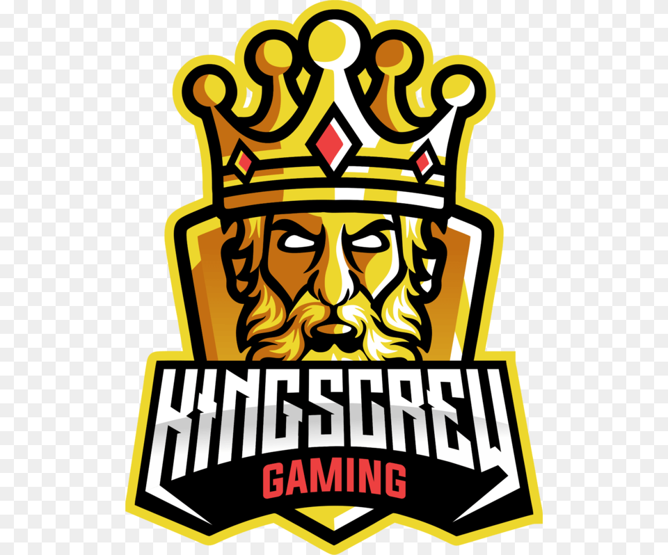 Kings Crew Gaming, Logo, Emblem, Symbol, Badge Free Transparent Png
