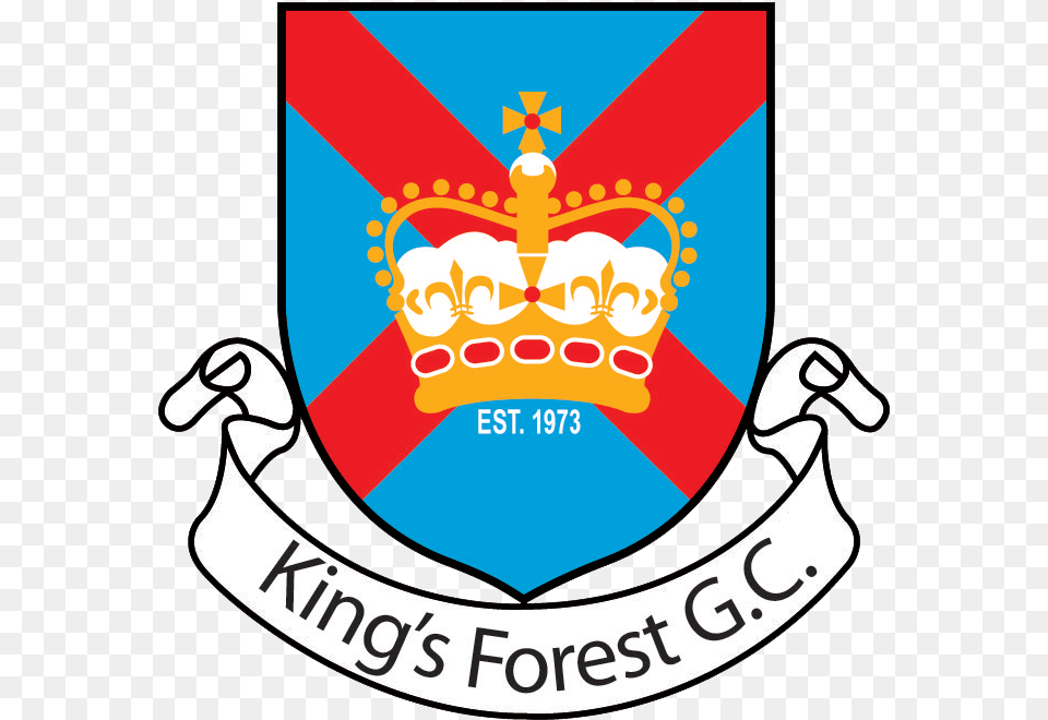 Kings Forest Golf Course, Emblem, Symbol, Logo, Badge Free Png Download