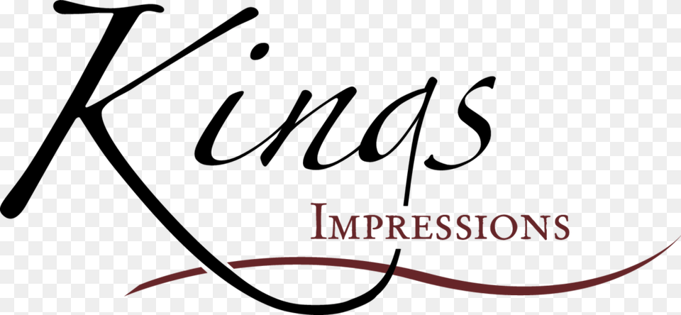 Kings Impressions Logo Kings Calligraphy, Text Free Png Download